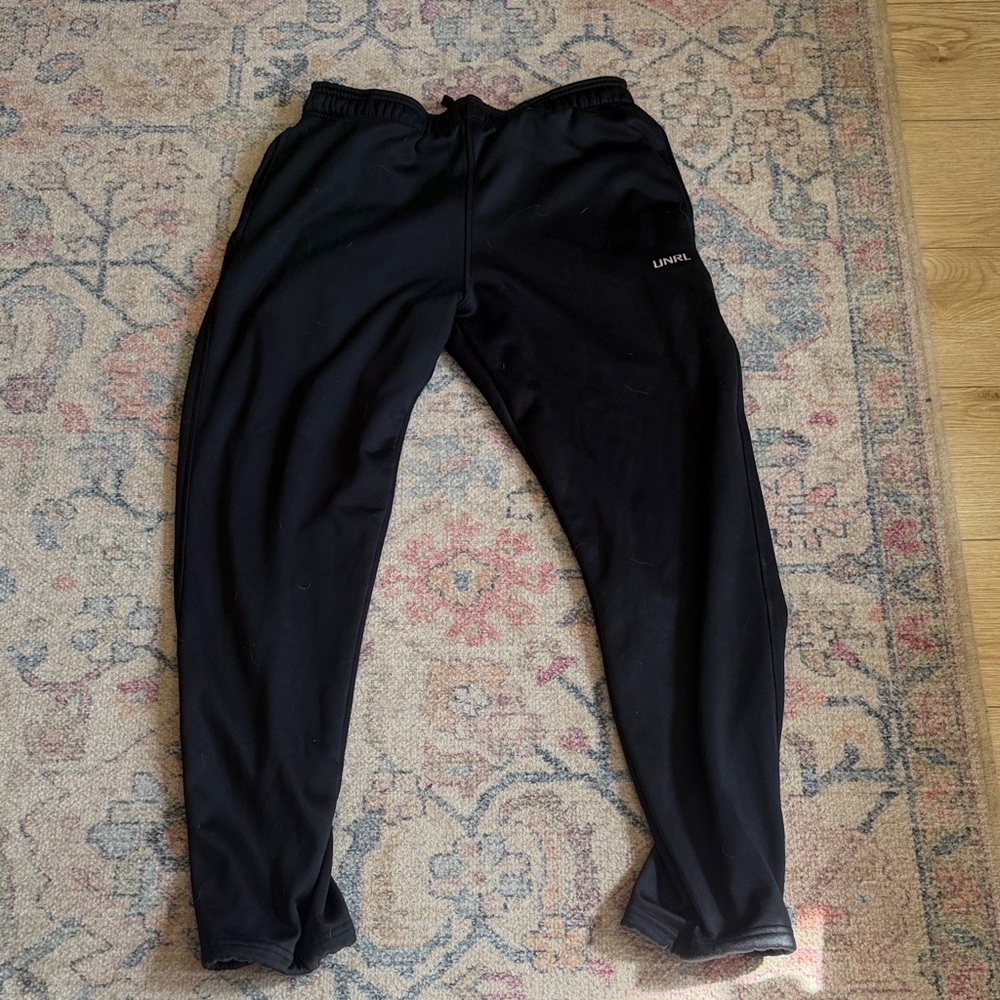 Men's Black Joggers by UNRL